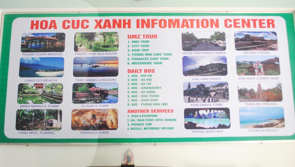 Hoa Cuc Xanh Mini Hotel Hue Dış mekan fotoğraf